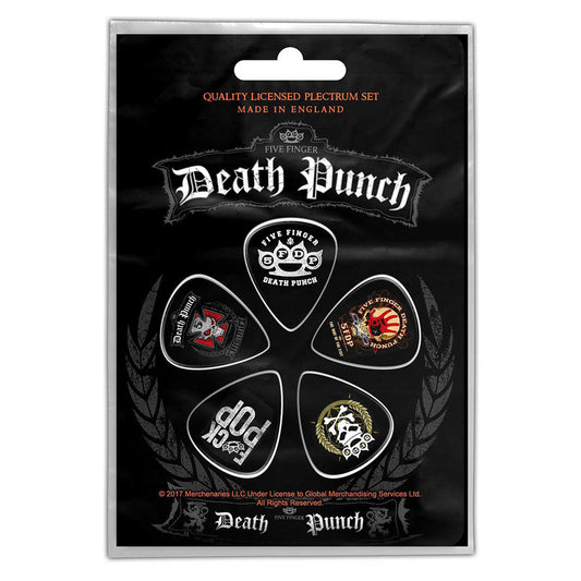 Five Finger Death Punch Plectrum Pack: Logos