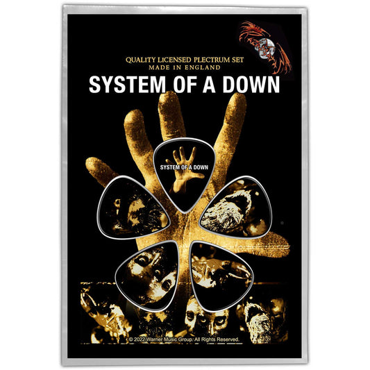 System Of A Down Plectrum Pack: Hand