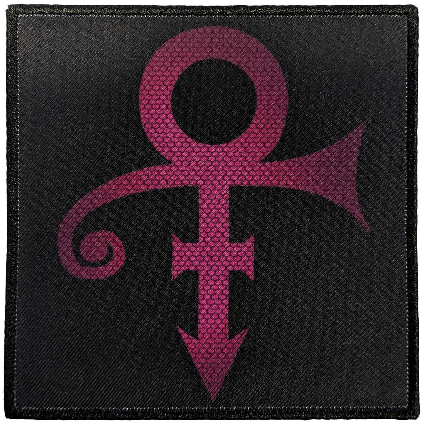 Prince Standard Printed Patch: Hexagonally Textured Symbol