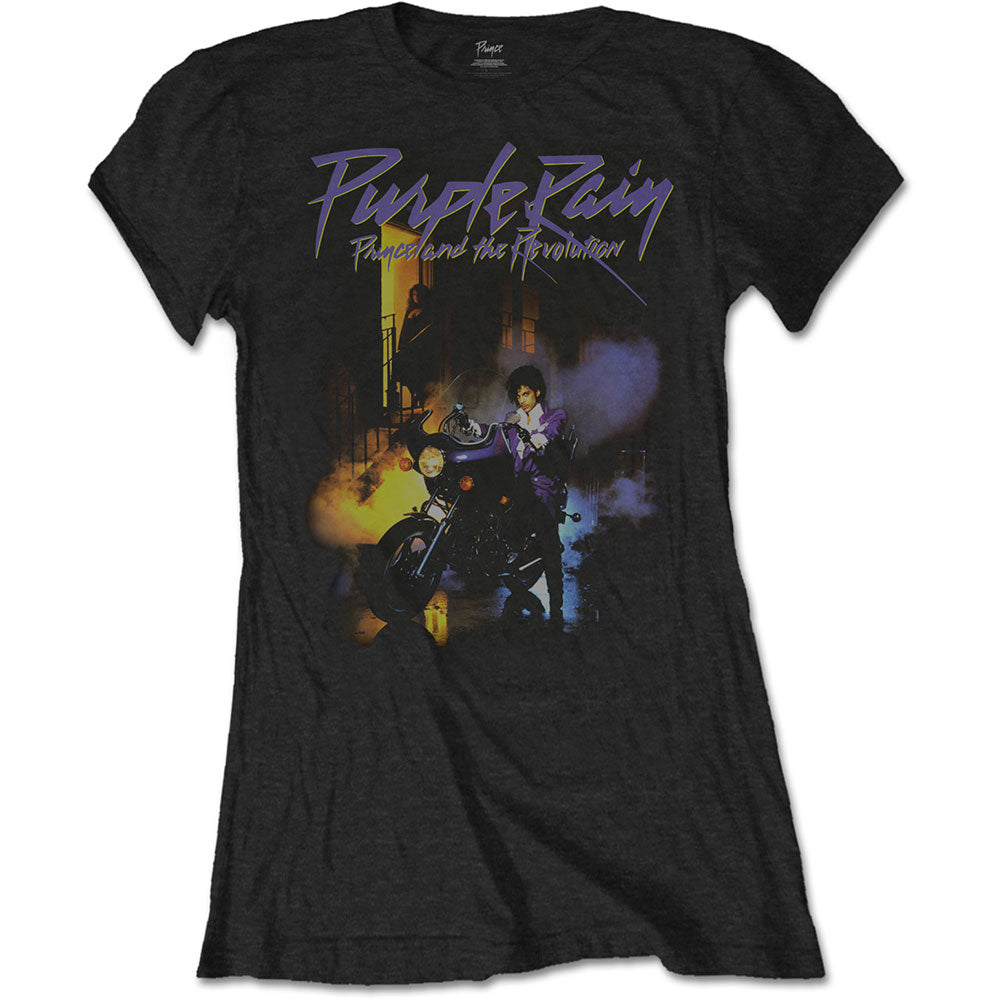 Prince Ladies T-Shirt: Purple Rain