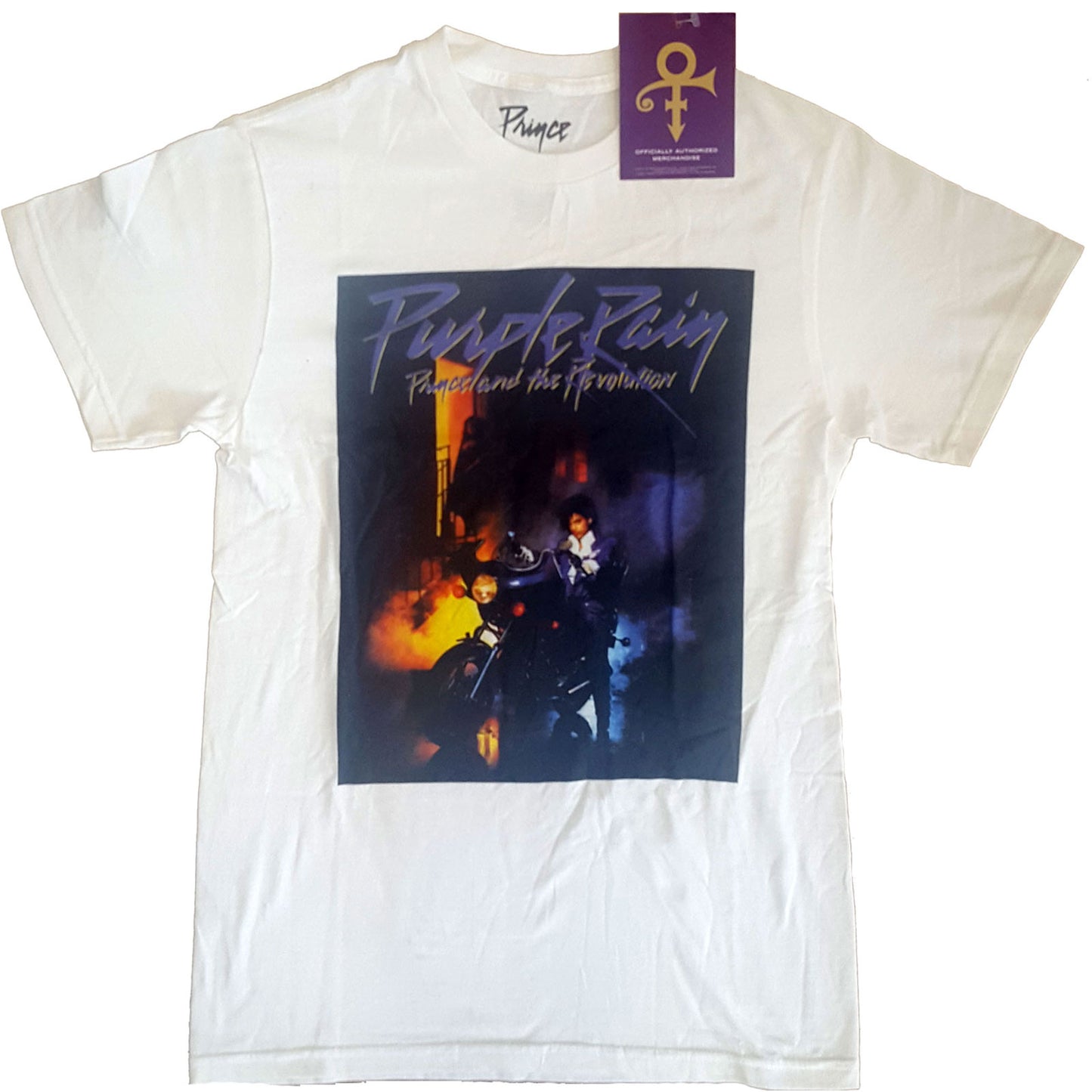 Prince T-Shirt: Purple Rain Square