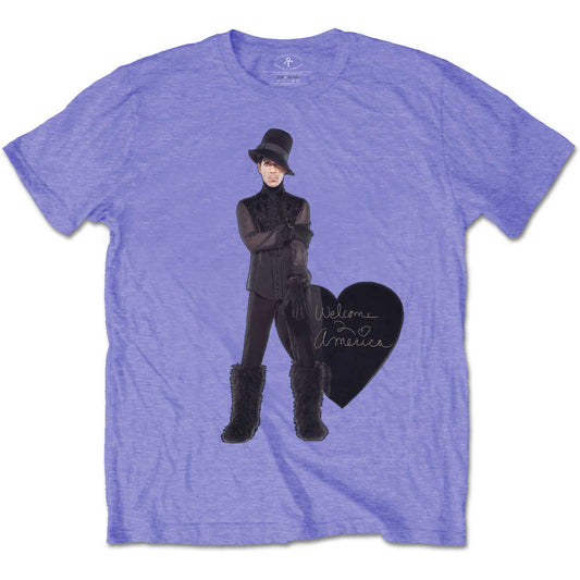 Prince T-Shirt: Heart Purple