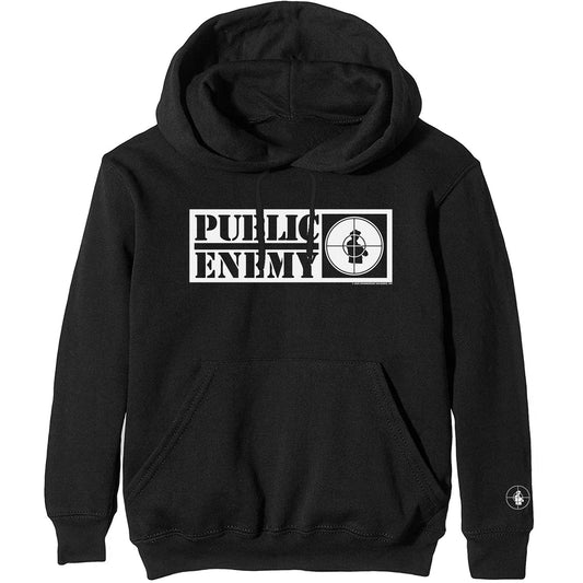 Public Enemy Pullover Hoodie: Crosshairs Logo