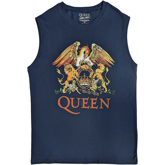 Queen Tank T-Shirt: Classic Crest