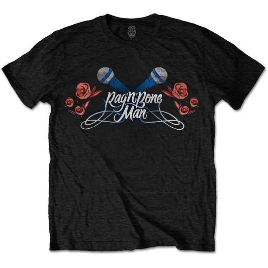 Rag'n'Bone Man T-Shirt: Mics & Roses