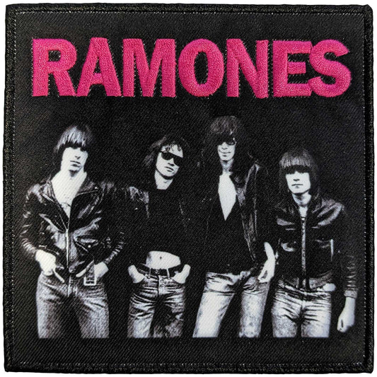 Ramones Standard Printed Patch: Band Photo