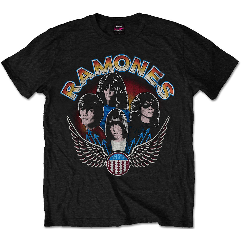 Ramones T-Shirt: Vintage Wings Photo