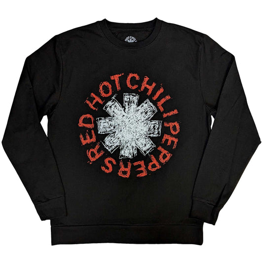 Red Hot Chili Peppers Sweatshirt: Scribble Asterisk