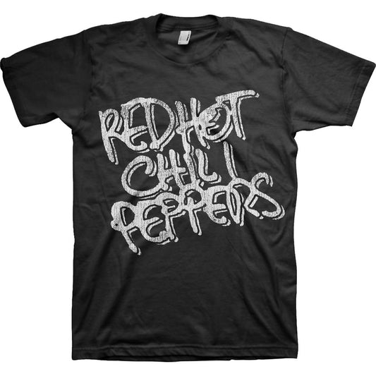 Red Hot Chili Peppers T-Shirt: Black & White Logo