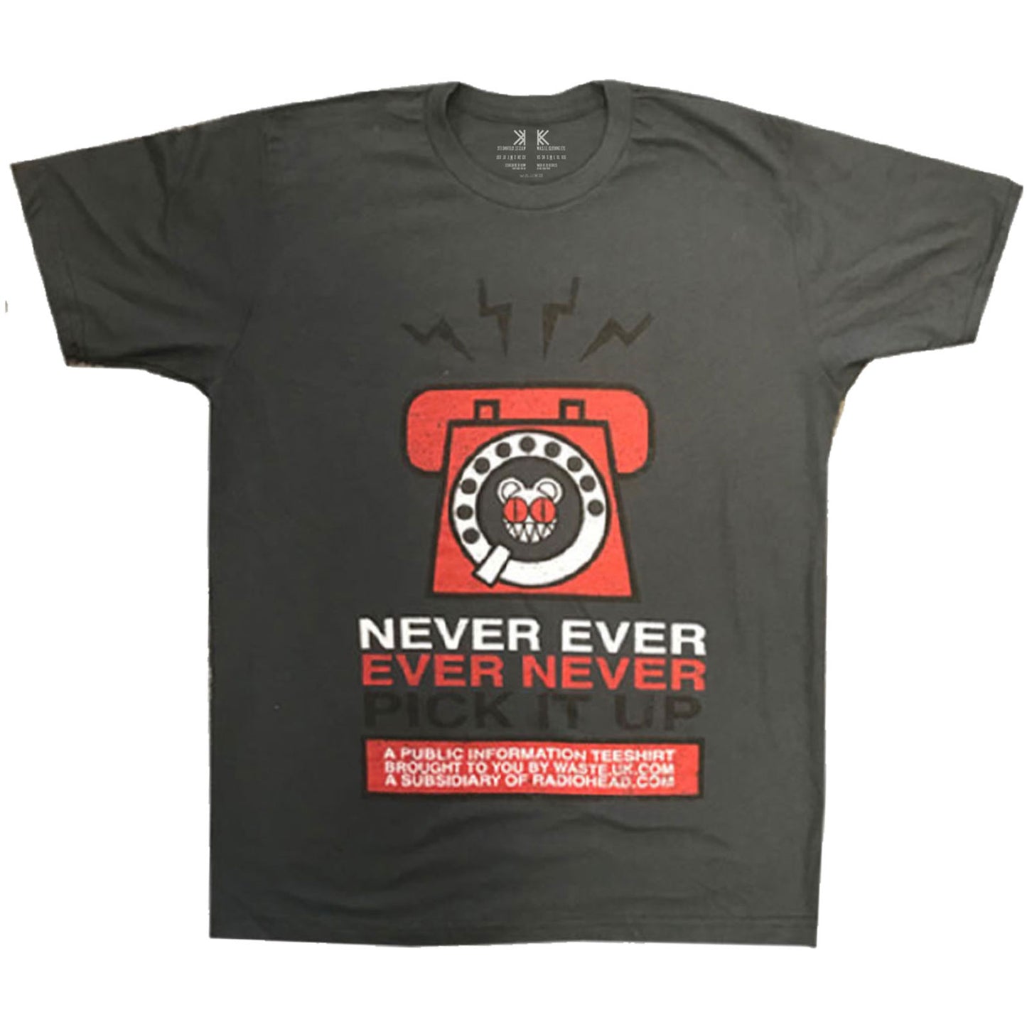 Radiohead T-Shirt: Never Pick It Up