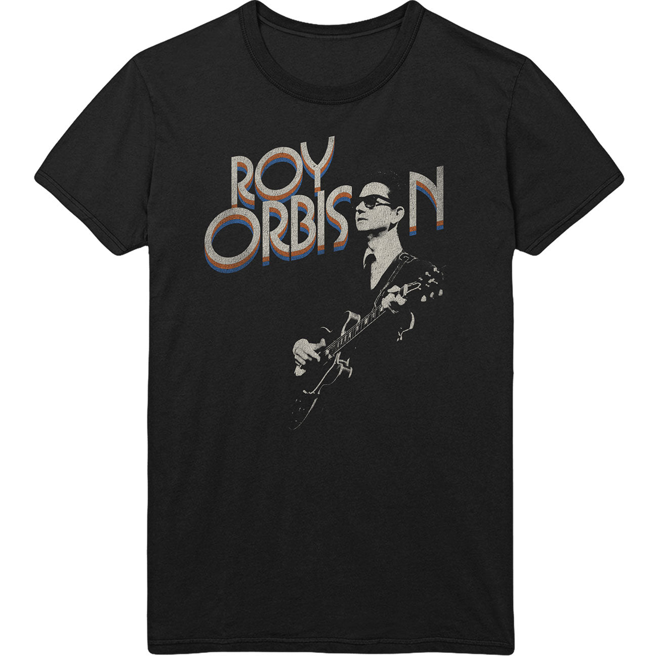 Roy Orbison T-Shirt: Guitar & Logo