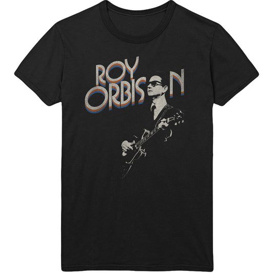 Roy Orbison T-Shirt: Guitar & Logo