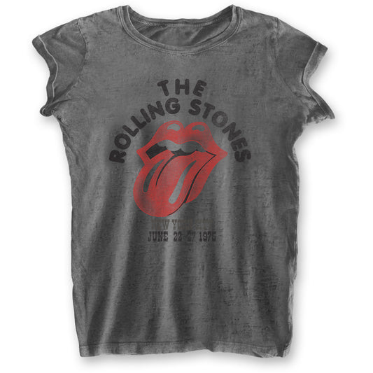 The Rolling Stones Ladies T-Shirt: New York City 75