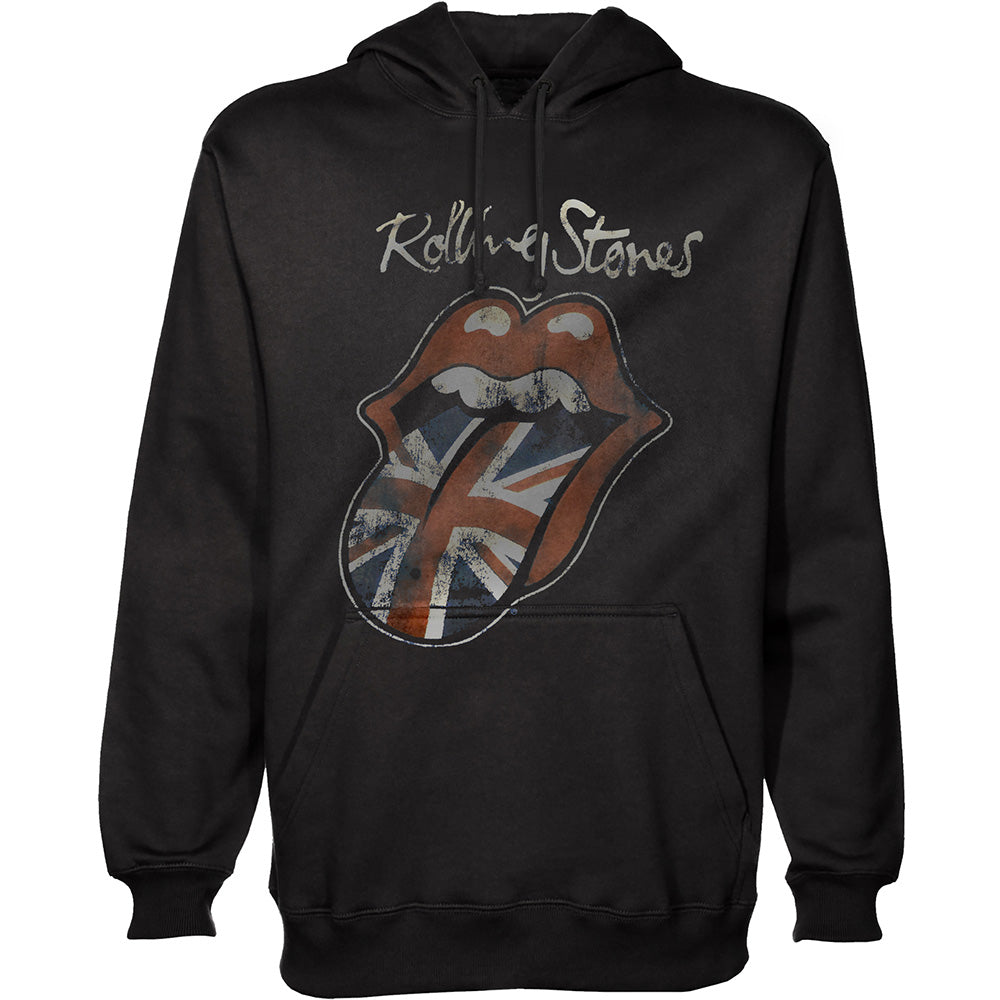 The Rolling Stones Pullover Hoodie: Union Jack Tongue