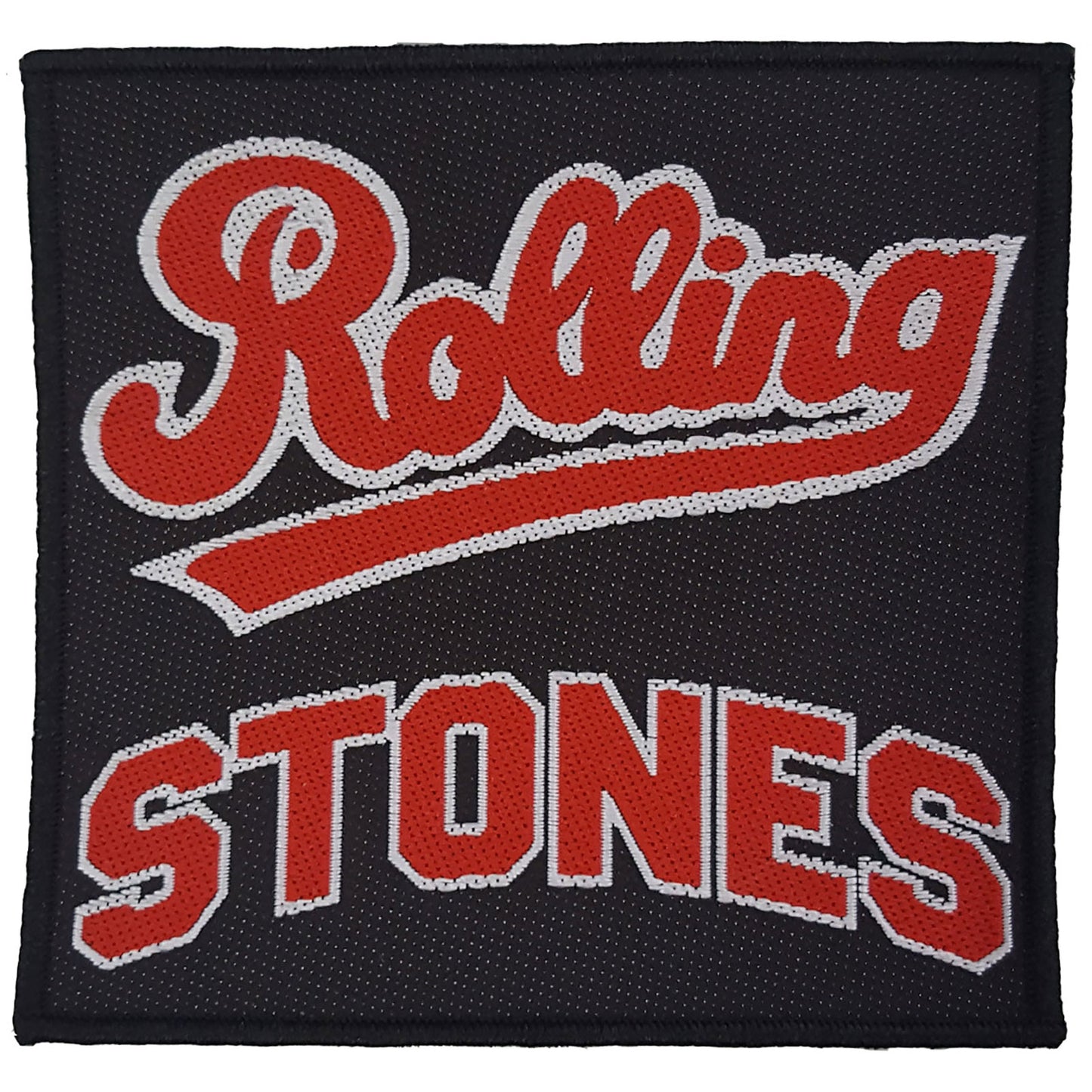 The Rolling Stones Standard Woven Patch: Team Logo