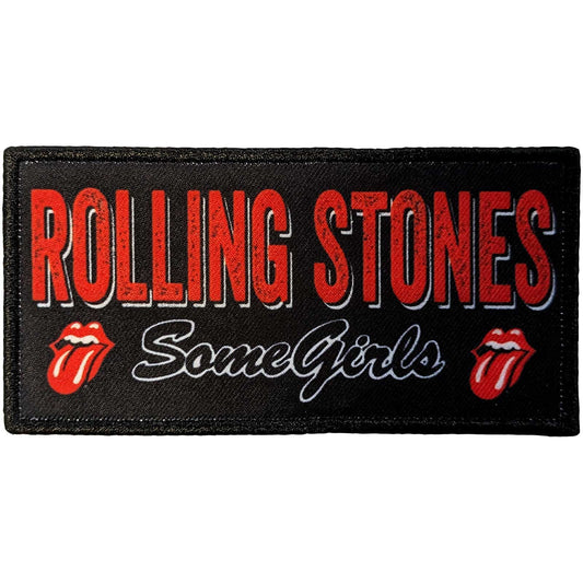 The Rolling Stones Standard Printed Patch: Some Girls Logo