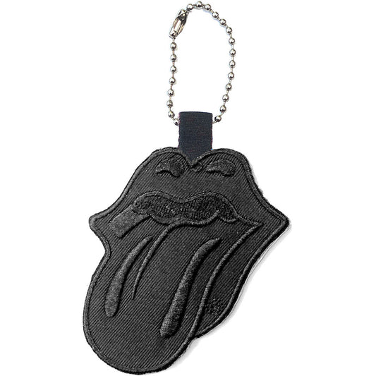 The Rolling Stones Keychain: Classic Tongue Black
