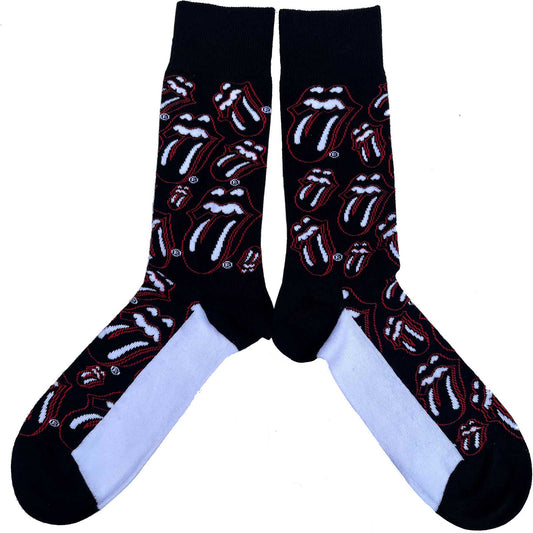 The Rolling Stones Socks: Outline Tongues