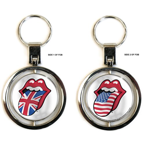 The Rolling Stones Keychain: UK & US Tongues