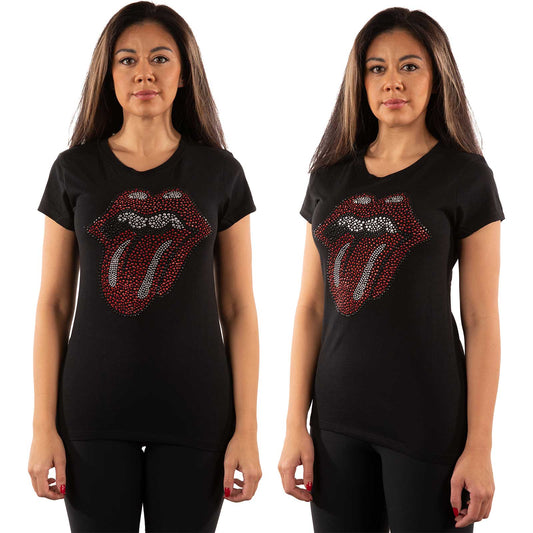 The Rolling Stones Ladies T-Shirt: Classic Tongue