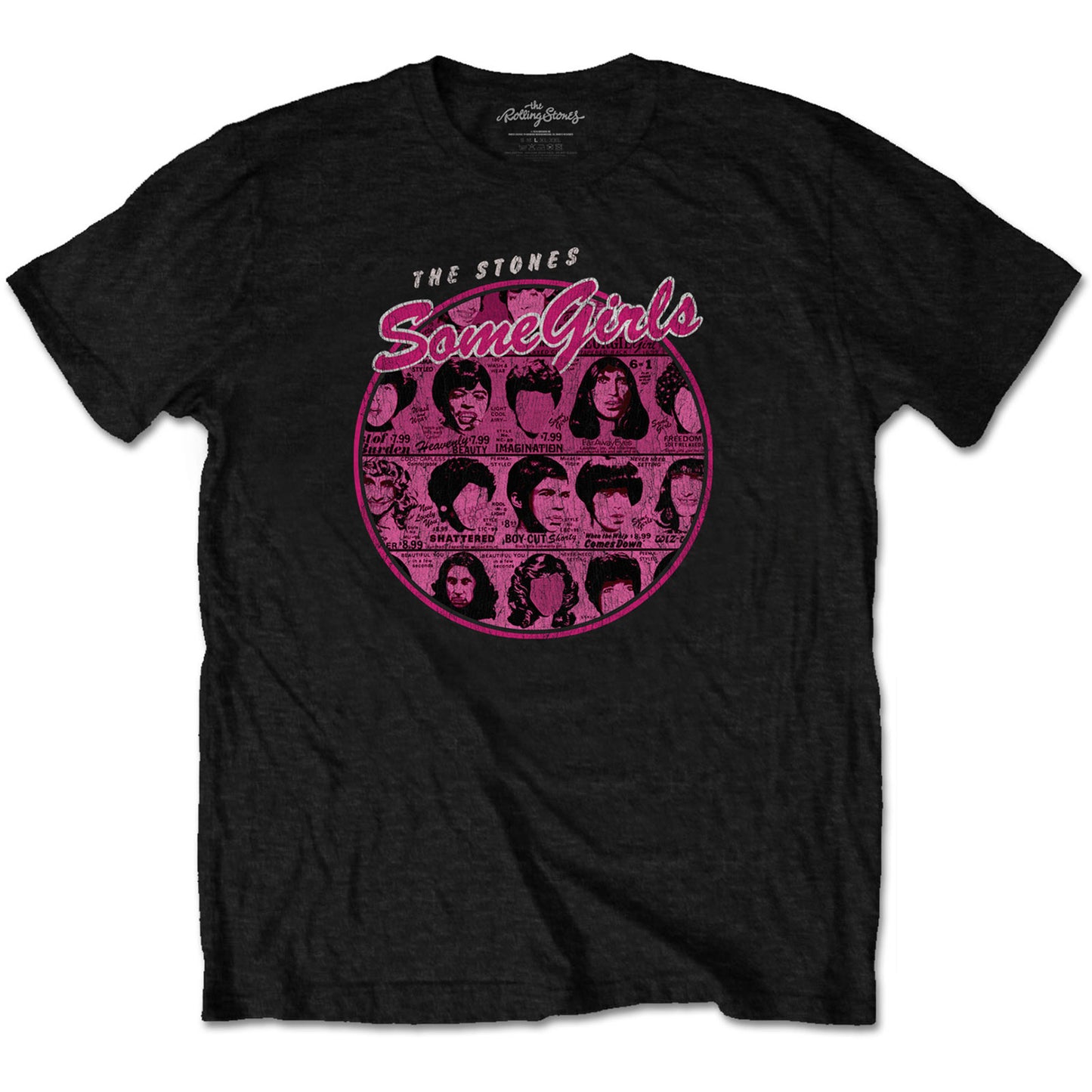 The Rolling Stones T-Shirt: Some Girls Circle Version 1