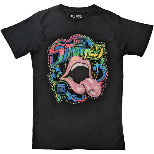 The Rolling Stones T-Shirt: Some Girls Neon Tongue