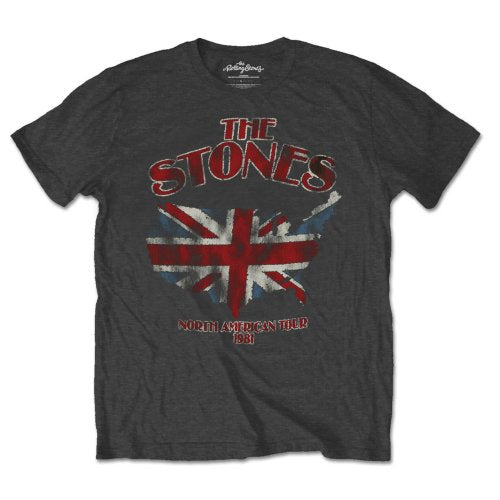 The Rolling Stones T-Shirt: Union Jack US Map