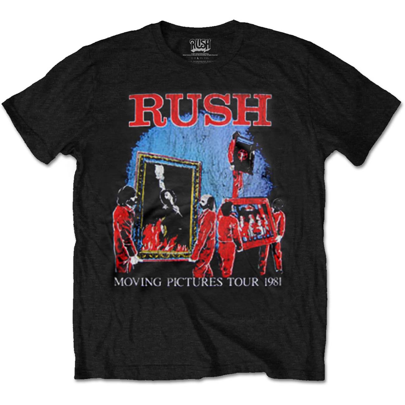 Rush T-Shirt: Moving Pictures Tour