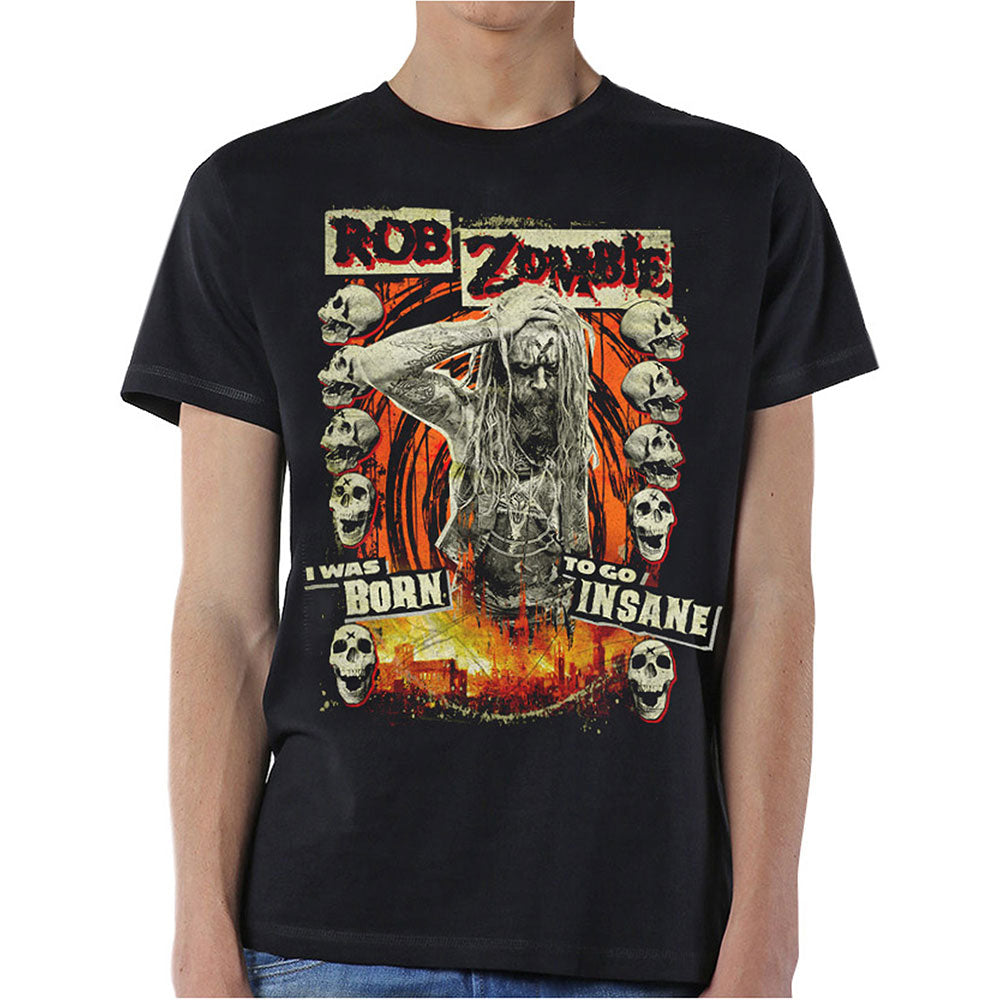 Rob Zombie T-Shirt: Born to Go Insane