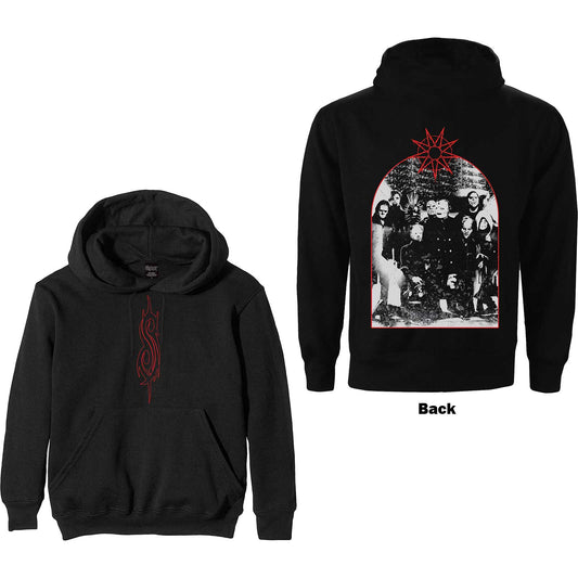Slipknot Pullover Hoodie: Arched Group Photo