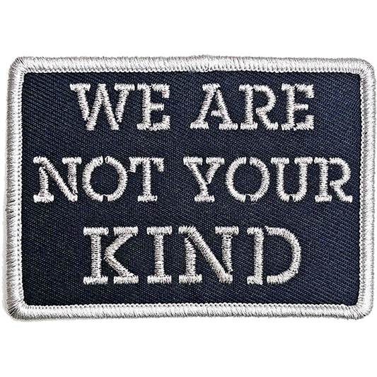 Slipknot Standard Woven Patch: We Are Not Your Kind Stencil