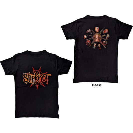 Slipknot T-Shirt: The End So Far Pentagram Heads