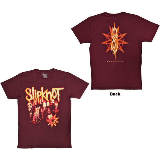 Slipknot T-Shirt: The End So Far Group Photo Tribal S Nonogram