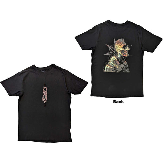 Slipknot T-Shirt: Skeleton & Pentagram