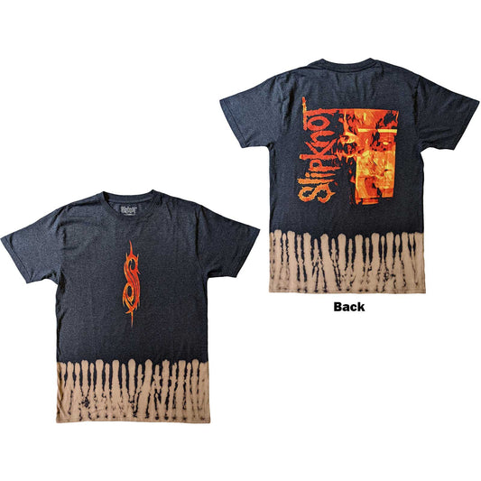 Slipknot T-Shirt: The End So Far Tribal S Bleach