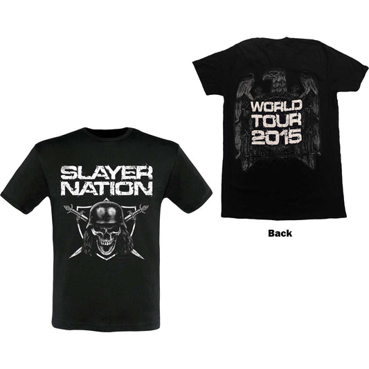 Slayer T-Shirt: Slayer Nation 2015 Dates