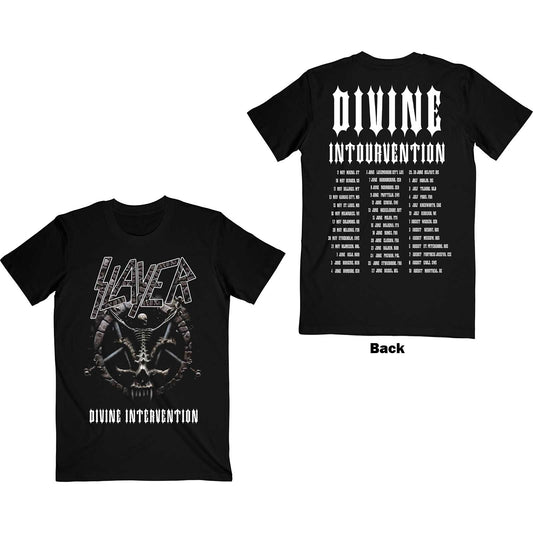 Slayer T-Shirt: Divine Intervention 2014 Dates
