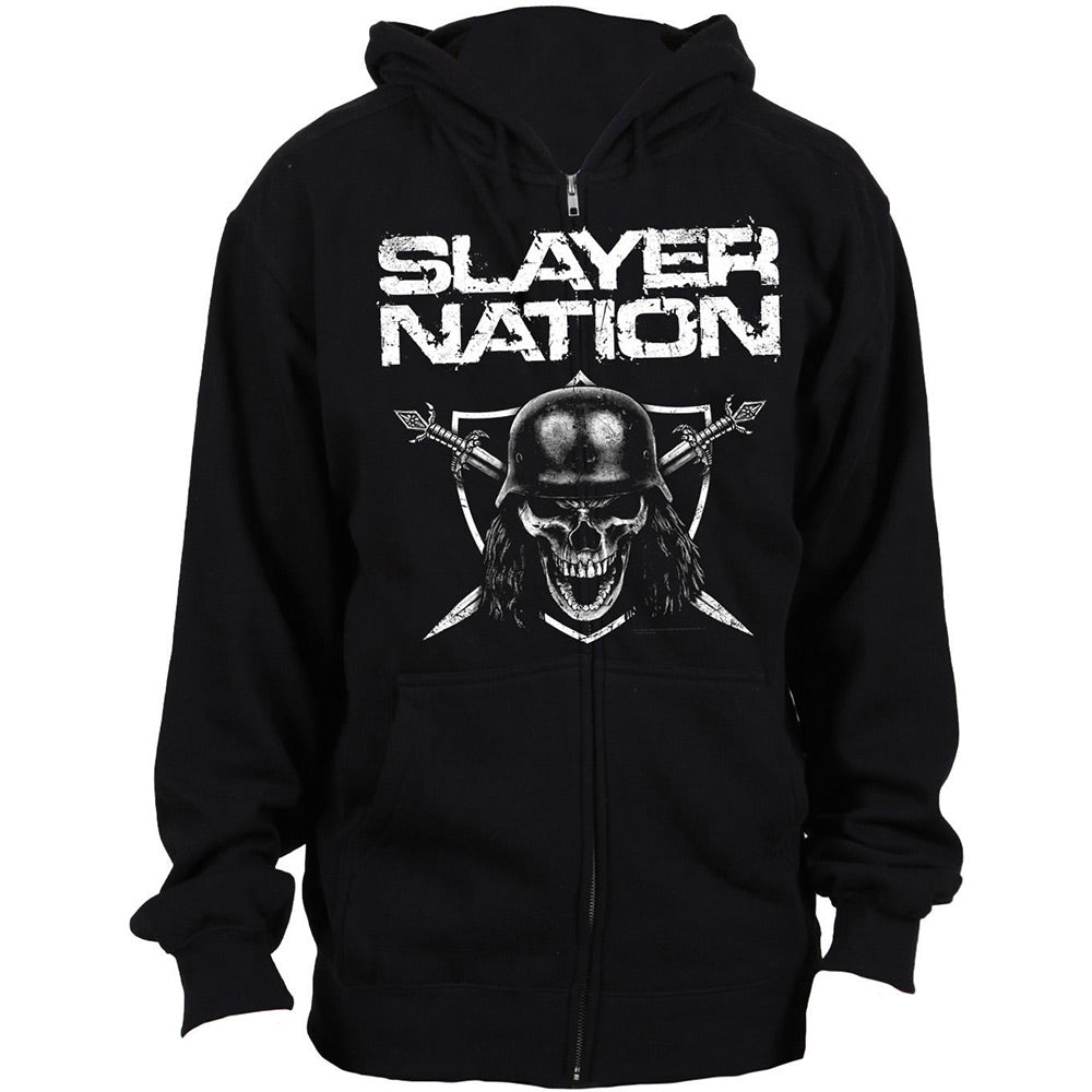 Slayer Zipped Hoodie: Slayer Nation
