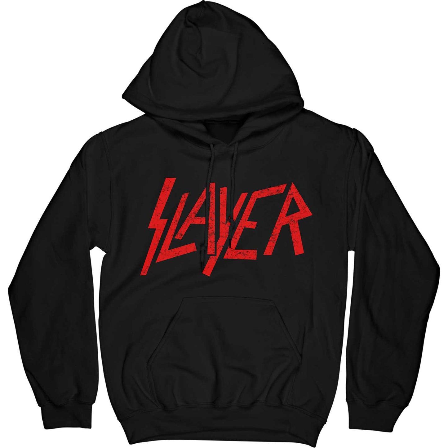 Slayer Pullover Hoodie: Distressed Logo