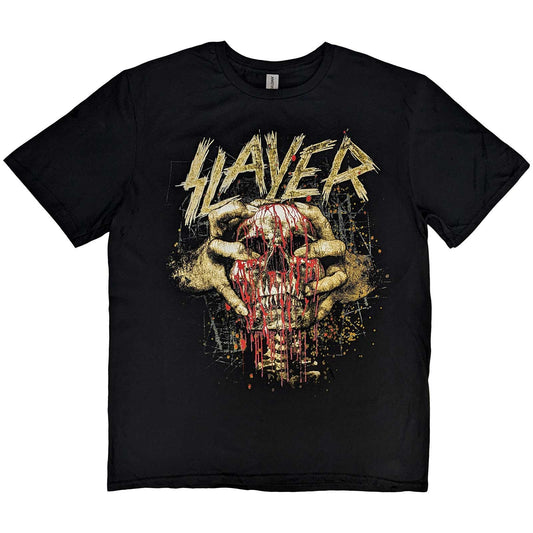 Slayer T-Shirt: Skull Clench