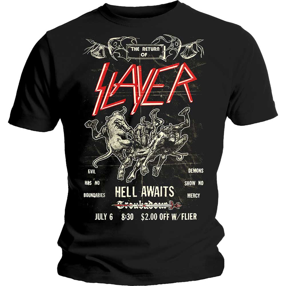 Slayer T-Shirt: Vintage Flyer