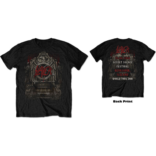 Slayer T-Shirt: Eagle Grave 21/06/18 Iceland Event
