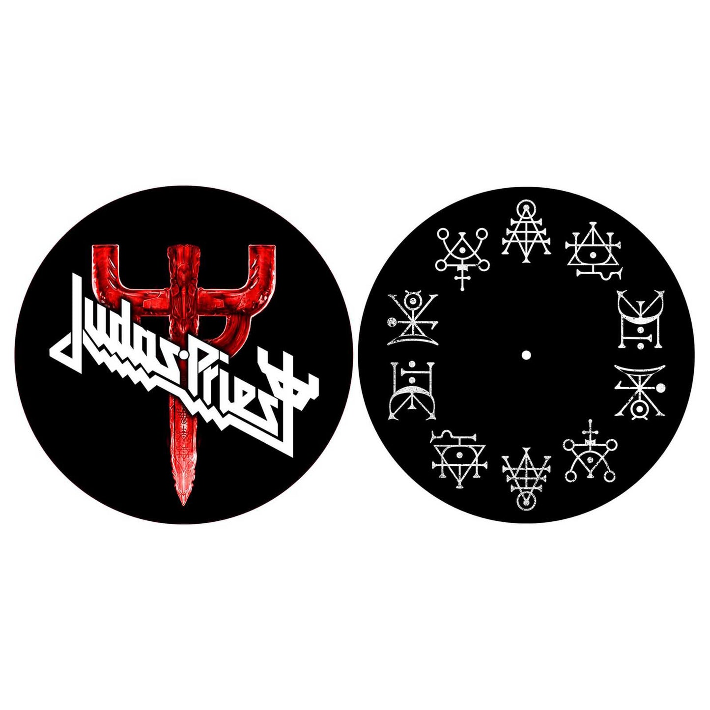 Judas Priest Turntable Slipmat Set: Firepower