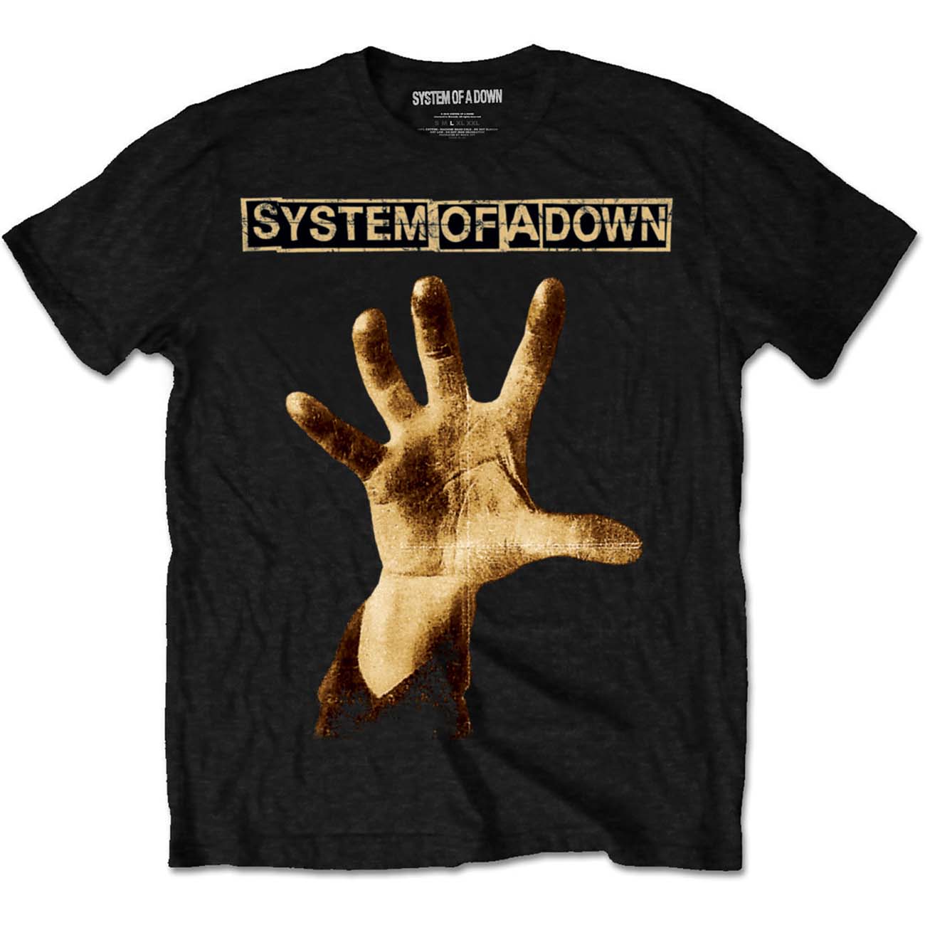 System Of A Down T-Shirt: Hand
