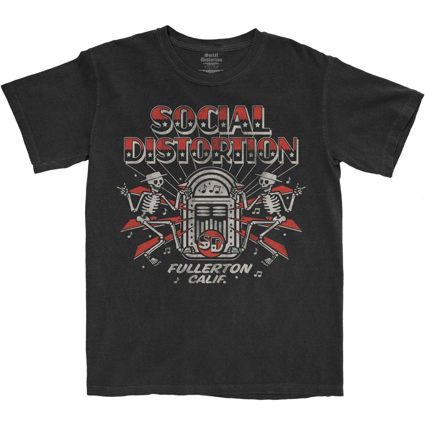 Social Distortion T-Shirt: Jukebox Skelly