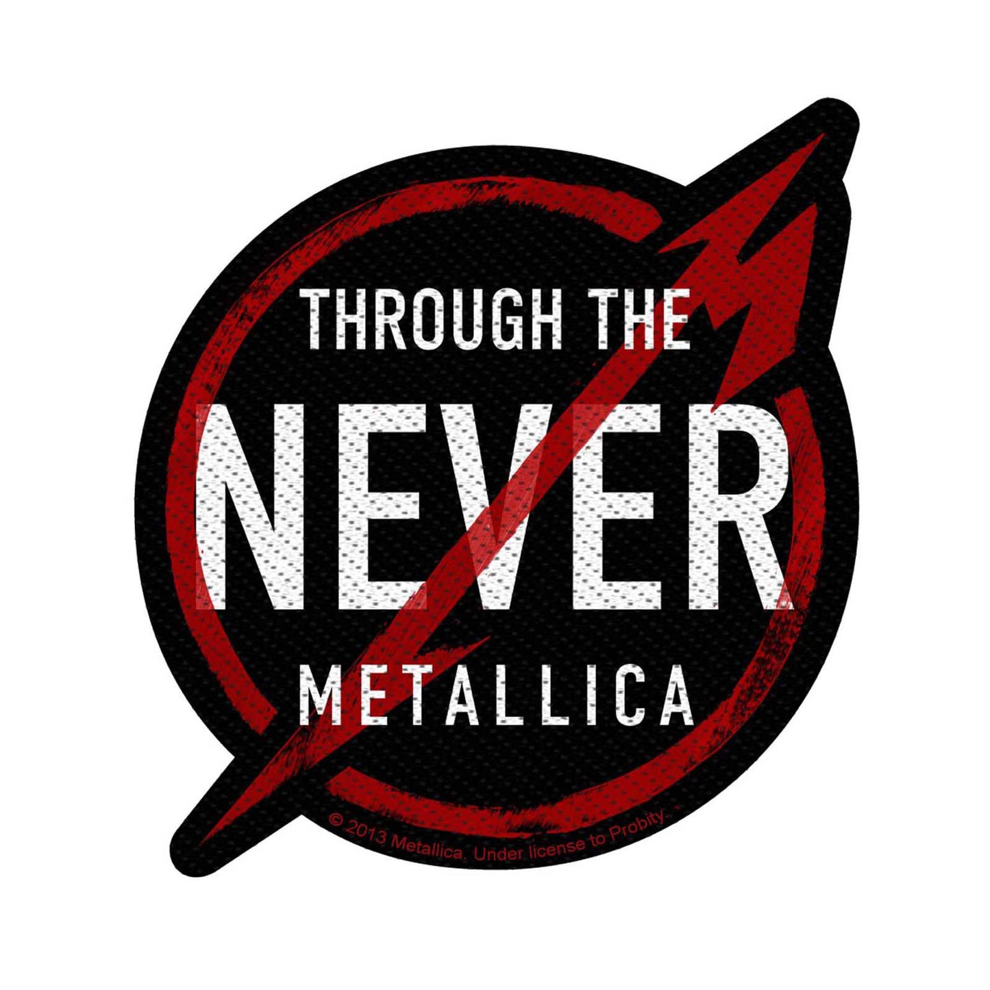 Metallica Standard Woven Patch: Through the Never