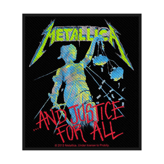 Metallica Standard Woven Patch: And Justice for All
