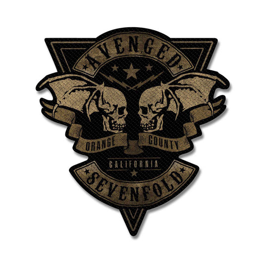 Avenged Sevenfold Standard Woven Patch: Orange County Cut-Out
