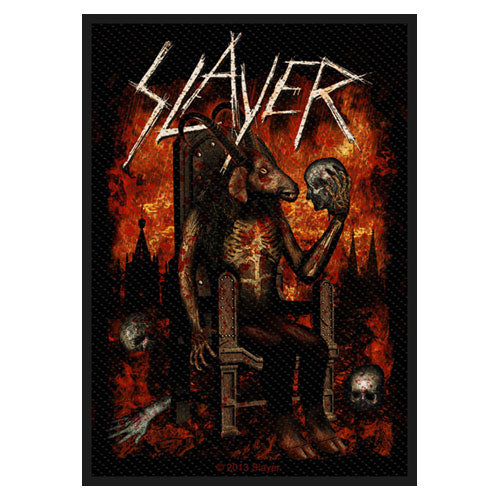 Slayer Standard Woven Patch: Devil on Throne