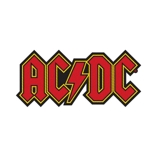 AC/DC Standard Woven Patch: Logo Cut-Out